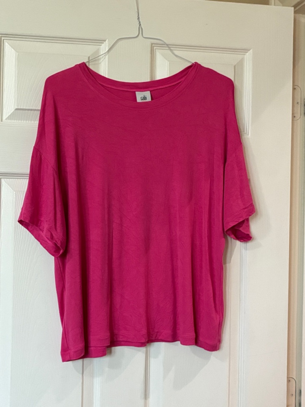 CAbi 6336 Bright Fuchsia Classic Crew Tee